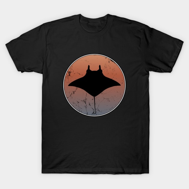 Manta Ray T-Shirt by NicGrayTees